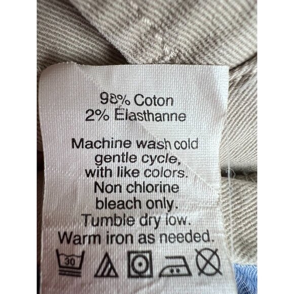 J. Crew Pants Men Driggs Flex Chino 34x34 (fits 32x32) Flat Front Stretch Beige - Picture 5 of 9